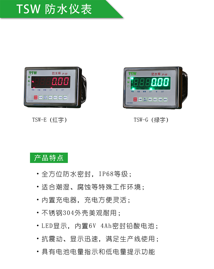 TSW防水仪表