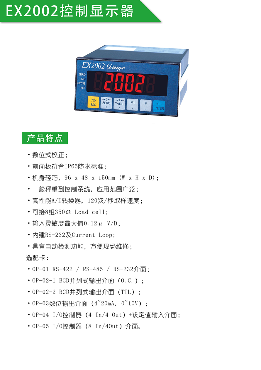 EX2002控制仪表