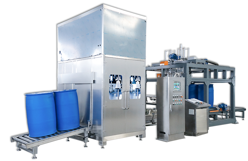 200L自动灌装+龙门码垛