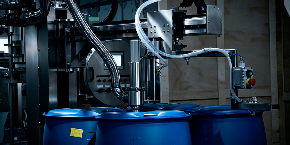 GAF-1500S-Ex U型秤吨桶灌装机2